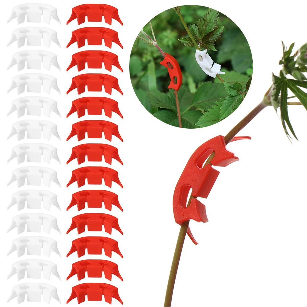 100 шт. многоразовые зажимы для растений 90 градусов | Дом и сад