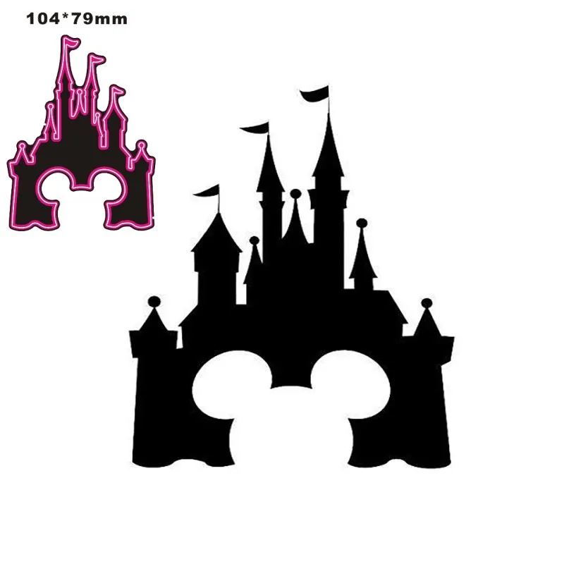 

Металлические Вырубные штампы Castle2021, вырезанные формы для украшения, скрапбукинга, бумаги, рукоделия, ножа, форма, лезвие, перфоратор, трафа...