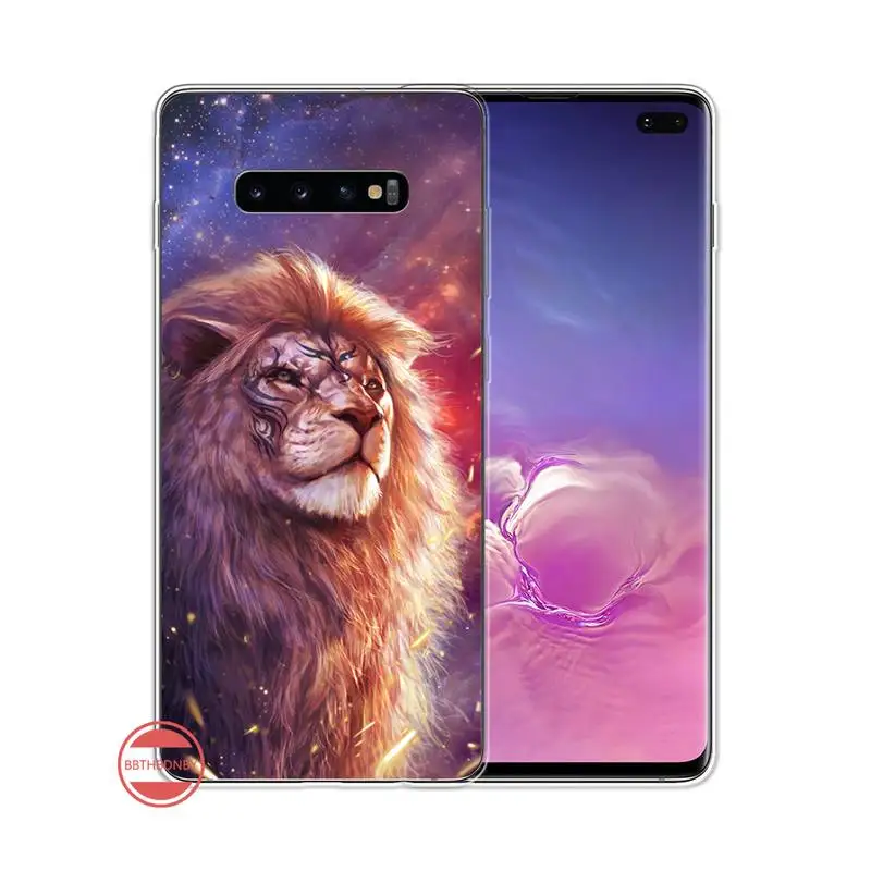

Ferocious tiger lion Phone Case For Samsung Galaxy S5 S6 S7 S8 S9 S10 S10e S20 edge plus lite
