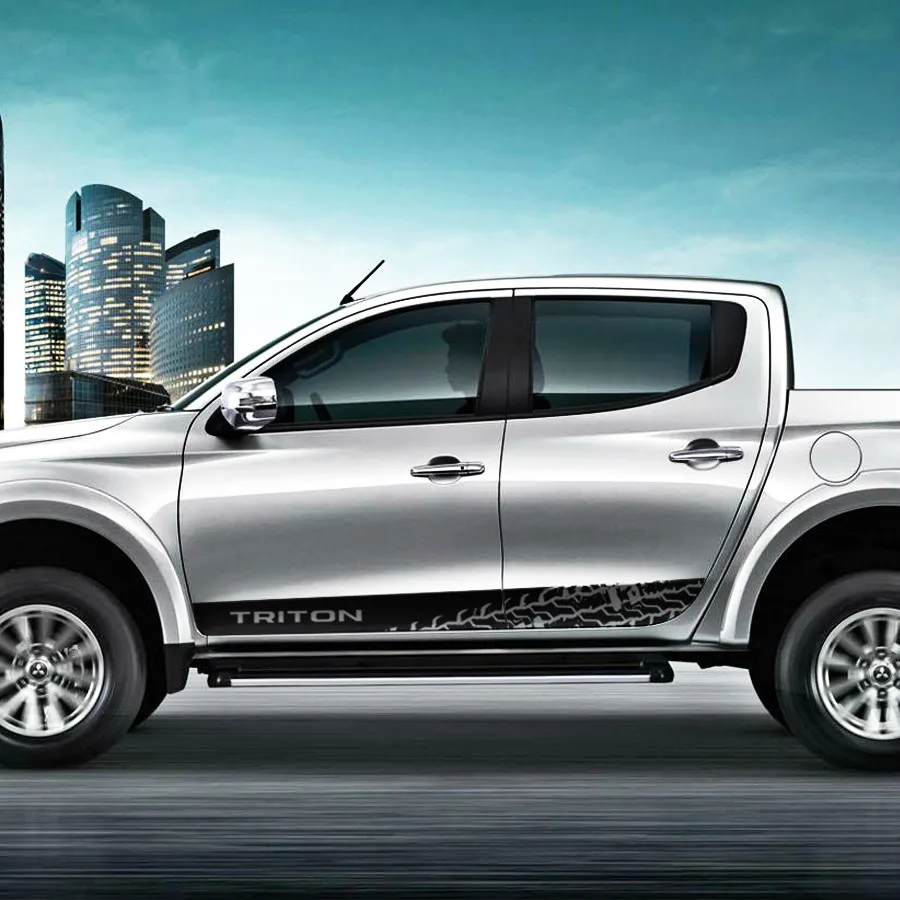 2 шт. виниловые наклейки для mitsubishi l200 triton 2012 2019|Наклейки на автомобиль| |