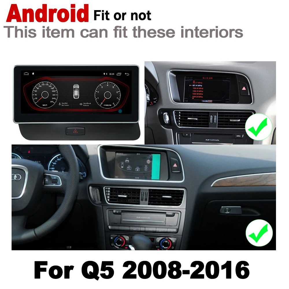 Для Audi Q5 8R 2008 ~ 2017 Android автомобильное радио GPS навигация мультимедийный плеер MMI WiFi
