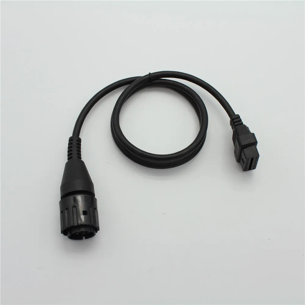 Для BMW ICOM D кабель ICOM-D мотоциклы 10 Pin адаптер 10Pin для 16Pin OBD2 OBDII Диагностический I-COM A2