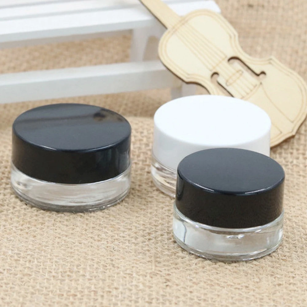 5 шт. Стекло банка мл масло воск Dab Кухня контейнер для хранения ювелирных изделий