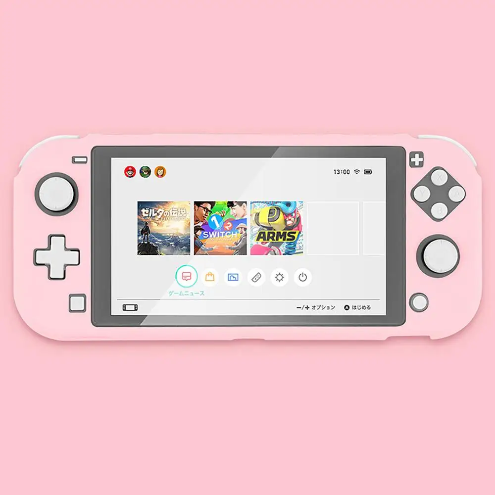 Защитный чехол iBen для Nintendo Switch Lite чехол-накладка чехол-книжка розовый |