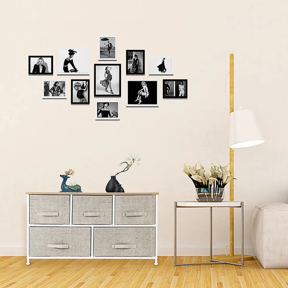 

1 Set Dresser Sturdy Durable 2-Tier Nursery Prime Closet Dresser for Home