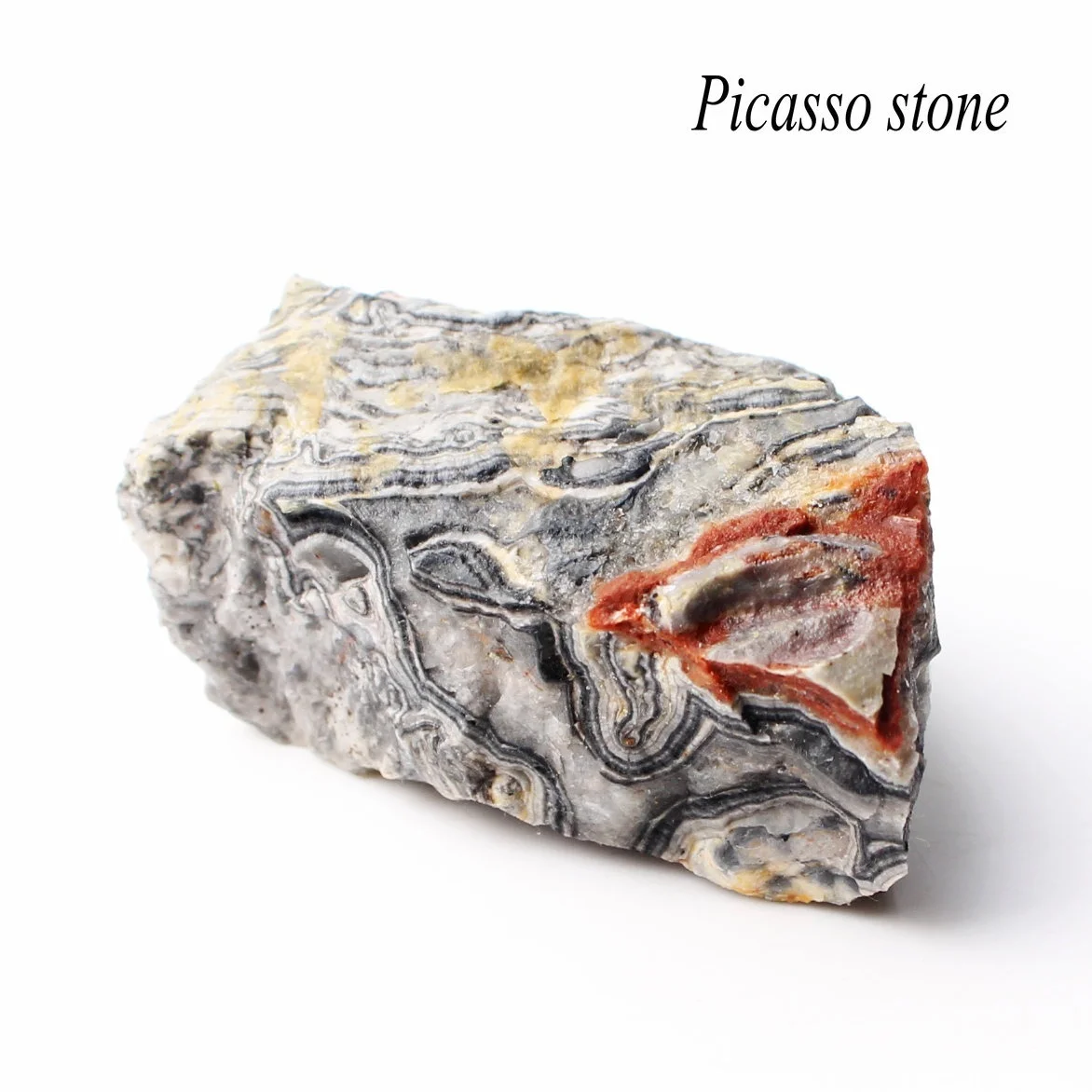 Picasso stone 1 шт./40-60 г натуральный Рок розовый кварц флюорит кристаллы аметиста грубый камень необработанный драгоценный камень образец минерала нерегулярные рейки заживление - Цвет: Picasso stone
