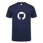 Футболка Github мужская с коротким рукавом, летняя хлопковая Футболка с программатором, LH-149