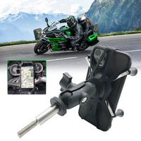 for kawasaki ninja h2 sx 2018 2019 2020 x gps navigation frame mobile phone camera mount bracket motorcycle accessories