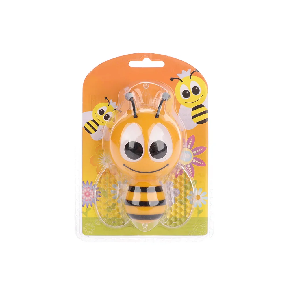 Детские ночники с мультяшными пчелами светодиодный ночник датчиком милый