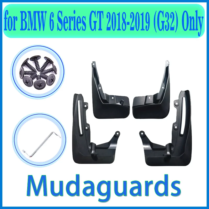 Брызговики для BMW 6 серии Gran Turismo GT G32 2018 ~ 2019