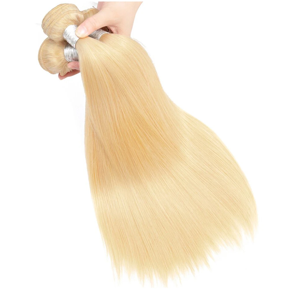 613 медовые светлые человеческие волосы прямые бразильские волнистые пряди с