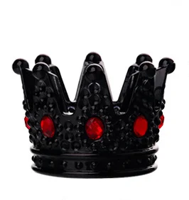 Black(Red Diamond) Многофункциональная Хрустальная пепельница в форме короны пепельница для сигарет Пепельница для сигар - Цвет: Black(Red Diamond)