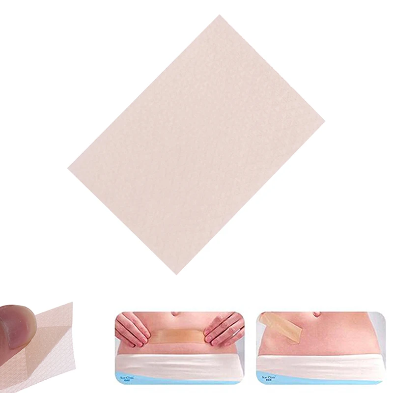 

5cmx3.5cm Silicone Gel Scar Sheet Removal Patch Reusable Acne Gel Scar Therapy Sheet Skin Repair 1pc Visible Scar Treatment