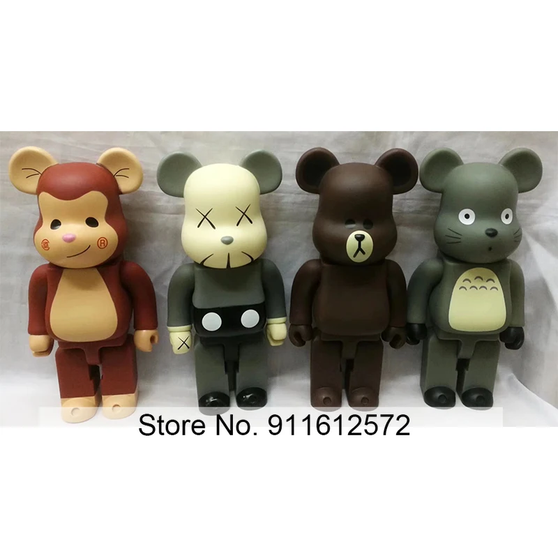

Bearbricklys 28cm 400% Bear&bricklys Toy Blocks Bear Toy Action Toy Figures Garage Kits Dolls Kids Toys