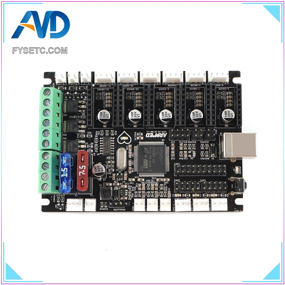 32-битная плата aramed V1.1 с удлинительными портами I2C SPI и UART поддержка TMC2130 Двойные