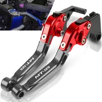 motorcycle handbrake adjustable brake clutch levers handlebar mt 125 for yamaha mt125 mt 125 2014 2015 2016 2017 2018 2019