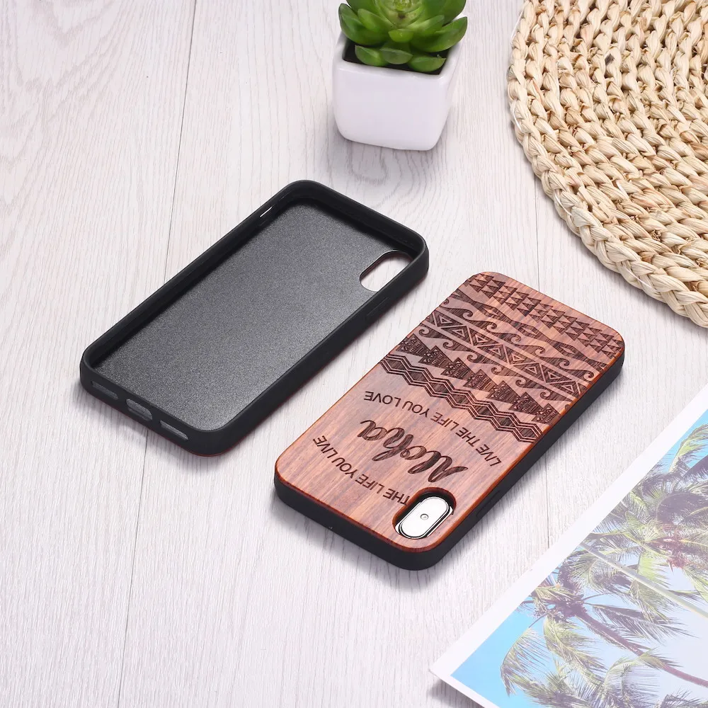 Для iPhone 6 6S 6Plus 7 7Plus 8 8Plus X XR XS Max 11 Pro Max Выгравированные слова Aloha пляжный Летний чехол для телефона Coque