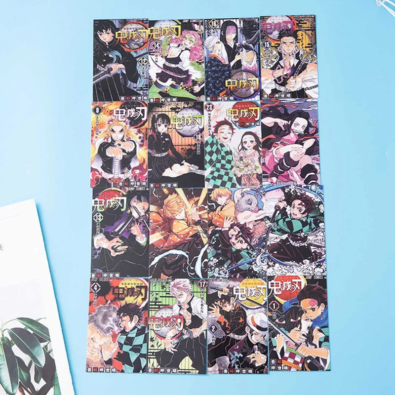 

32pcs/set Cards Anime Demon Slayer: Kimetsu No Yaiba Postcard Toy Magic Paper Collection Lomo Card Postcard Gifts