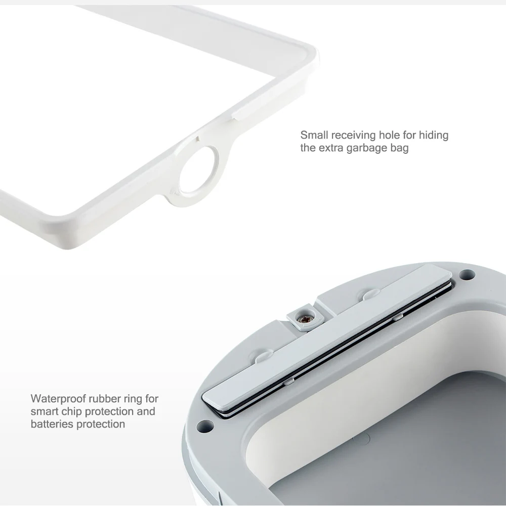 New Original Xiaomi Mijia NINESTARS Smart Trash Can Motion Sensor Auto Sealing LED Induction Cover 7/10L Home Ashcan Bins | Электроника