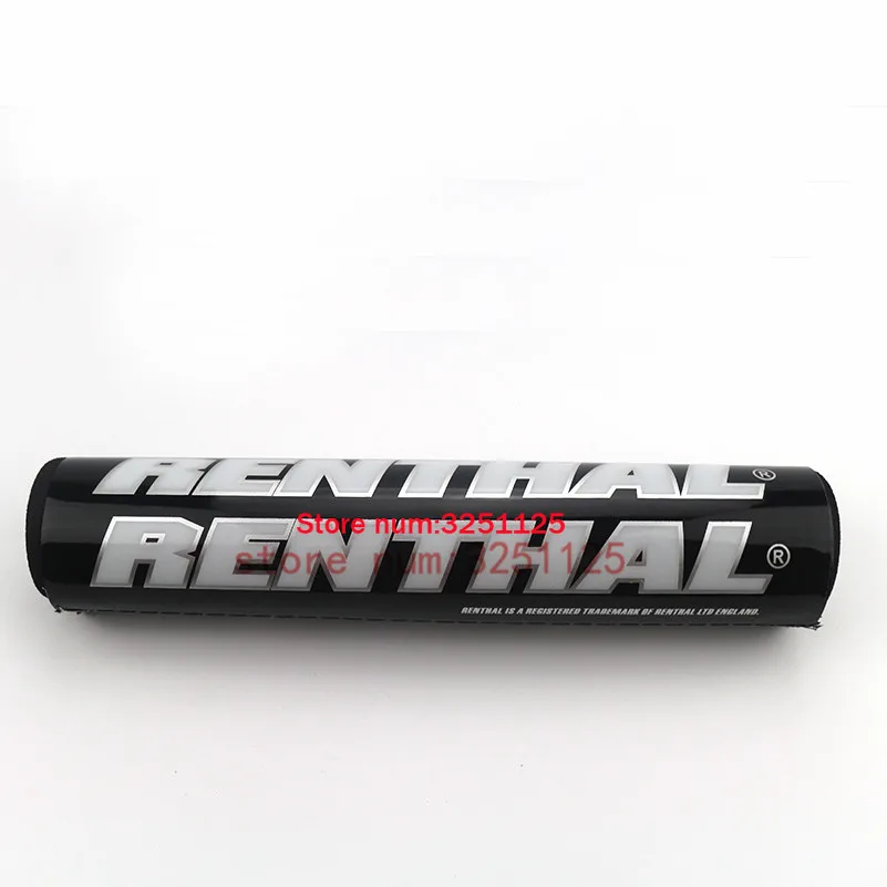 Красная 250 мм руль Renthal круглая подушка перекладина из пенопласта нагрудная