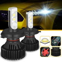 katur 60w 16000lm h4hb29003 car led headlights driving fog light bulbs dual beam play and plug lamps 6500k psx24w psx26w p13w