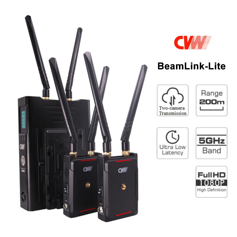 CVW BeamLink Lite 2 камеры передача видео фотография 200 м/1080 футов SDI HDMI P HD беспроводной