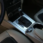 АБС-пластик хром шестерни отделка для переключения передач рамка наклейка для Mercedes Benz C GLK класс W204 C180 C200 C260 2008-2013 автомобильные аксессуары