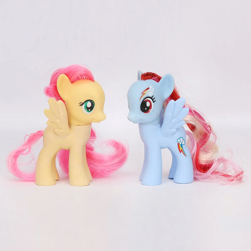 Набор из 6 игрушки My Little Pony Friendship is Magic Rainbow Dash Twilight Sparkle Pinkie Pie Rarity PVC Фигурки