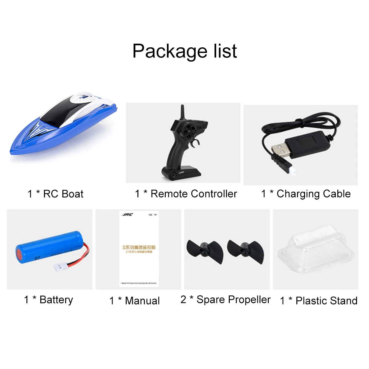 

Electric RC Boat 2.4Ghz High Speed Radio Remote Controlled Speedboat Racing Ship Rechargeable Steerable Boats Adults Kid RC Toy