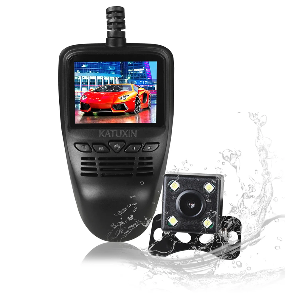 RS801 Wifi автомобильный видеорегистратор Скрытая видеорегистратор NOVATEK 2 дюймов Экран Ночное видение Регистраторы автомобиля Камера парковки Регистраторы KATUXIN RS801 - Название цвета: RS801