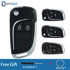 Модифицированный Корпус для дистанционного ключа OkeyTech для Opel Vauxhall Insignia Astra Moka, складной чехол-книжка для автомобильного ключа для Chevrolet LovaAveoCruze