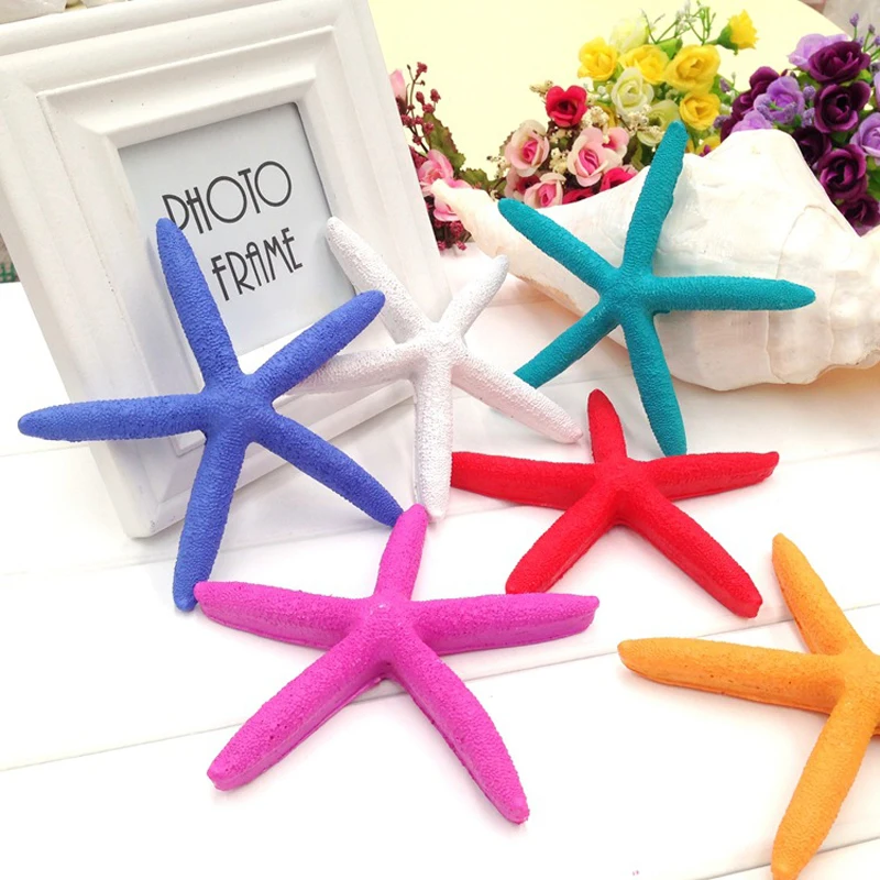 

1pcs Mini Starfish Craft Decoration Natural Mediterranean Sea Stars DIY Beach Cottage Kids Bedroom Living Room Decor
