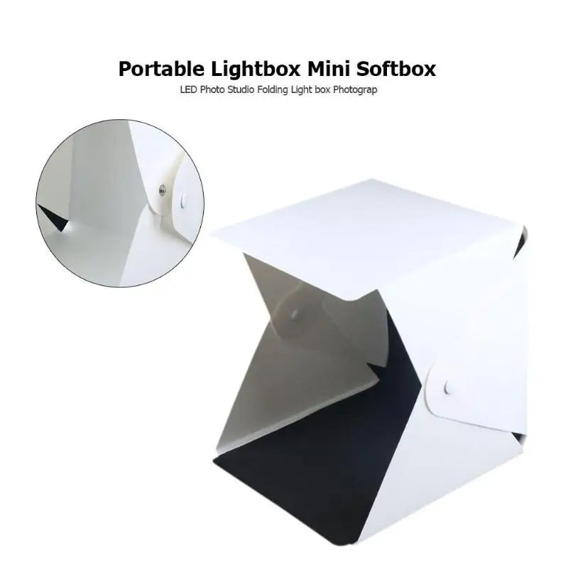 Портативный мини светильник софтбокс светодиодный складной для фотостудии