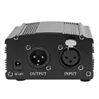 Фантомное питание 48 В для модели BM 800, стандартное оборудование, штепсельная вилка европейского стандарта, микрофон, фантомное питание и адаптер 2,5 м, XLR, аудиокабель