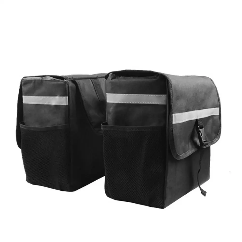 

Motorcycle Saddle Bag Universal Black Motorcycle Handlebar Tool Bag Waterproof Travel Luggage Side Bag Tail Bag Pouch With Adj