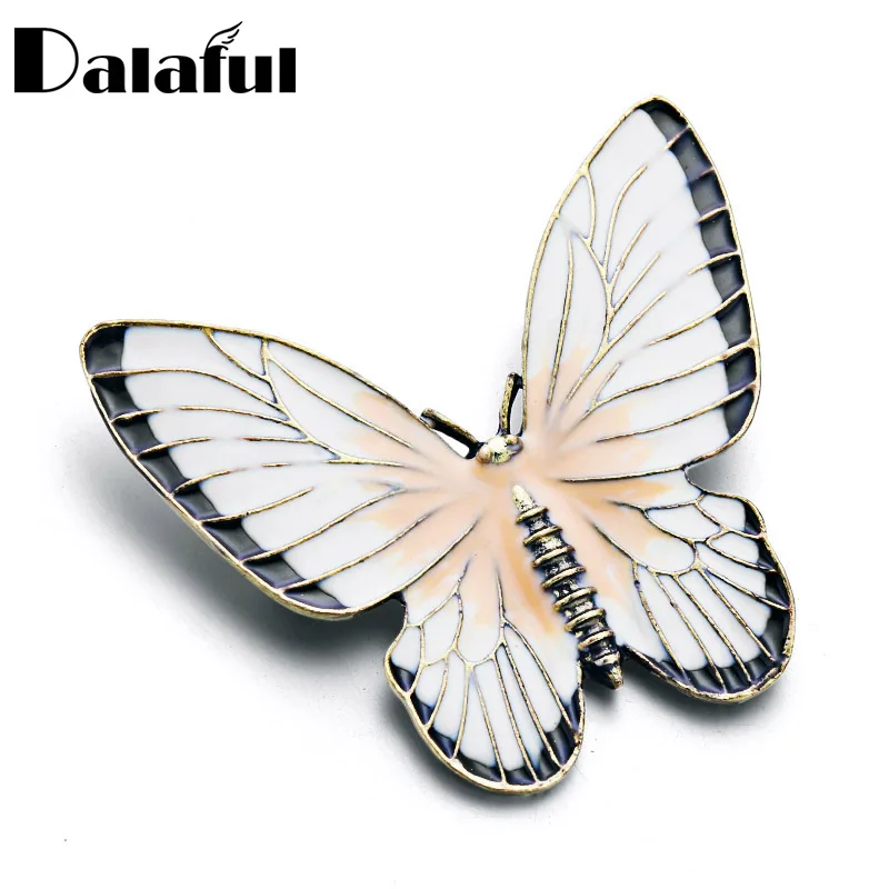 Женская Винтажная брошь бабочка с кристаллами в форме насекомого аксессуар для