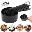 Набор Кухонные инструменты измерение ложек, 10 шт., чайные ложки, кофейные Ложка для сахара, измерительные чашки для выпечки торта, кухонные инструменты для выпечки