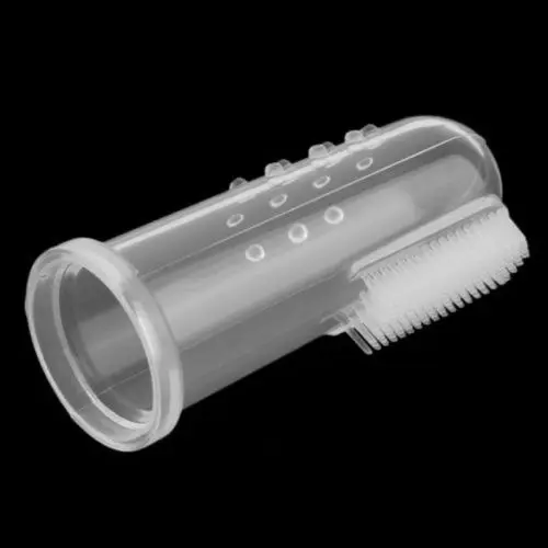 Горячая мягкая детская зубная щетка палец Новорожденный ребенок