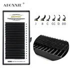 0,05 толстые Искусственные норковые ресницы Abonnie 17 мм C D, индивидуальные поставщики синтетических норковых ресниц, накладные лотки