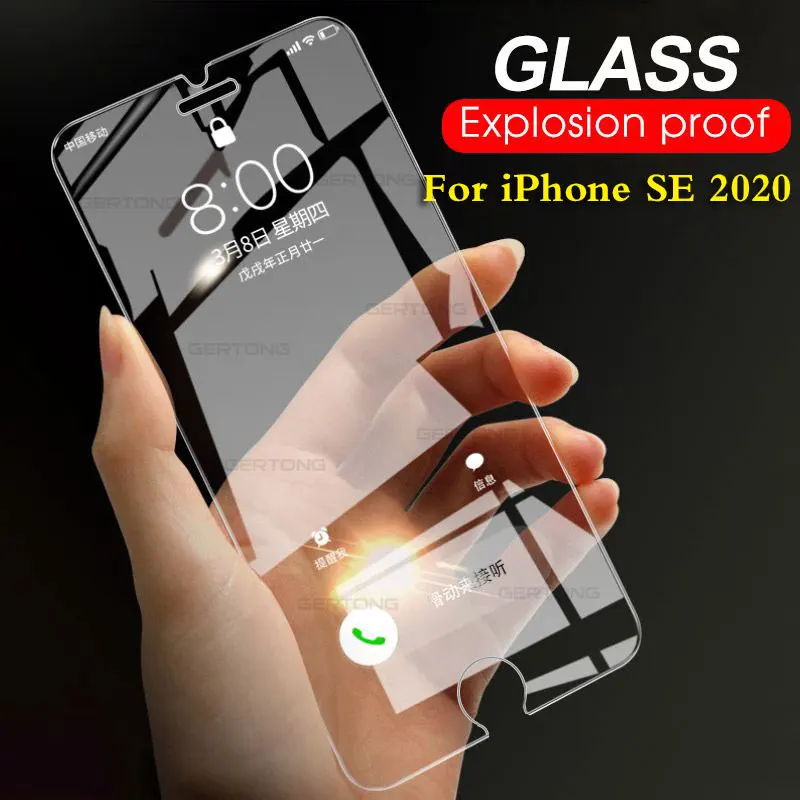 2 шт закаленное стекло для iPhone 11 Pro Max защита экрана SE 2020 Xs XR X 7 8 6 6S Plus защитная