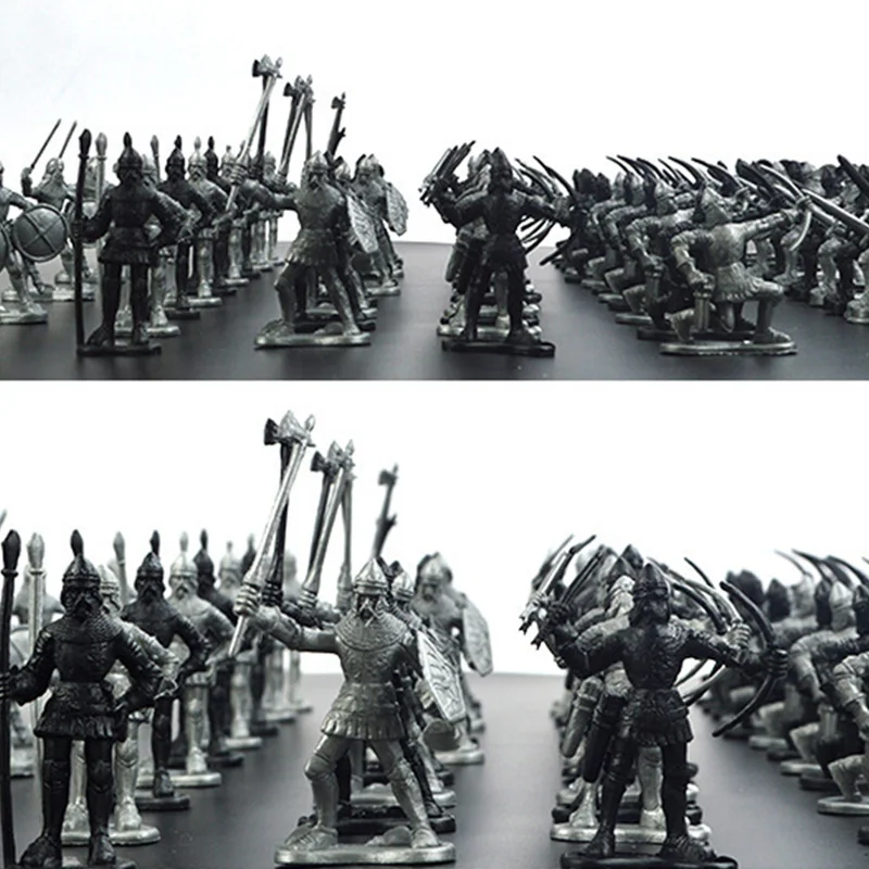 2 цвета 60 шт. древний солдатский Меч Щит Солдат модель мини солдат песок стол