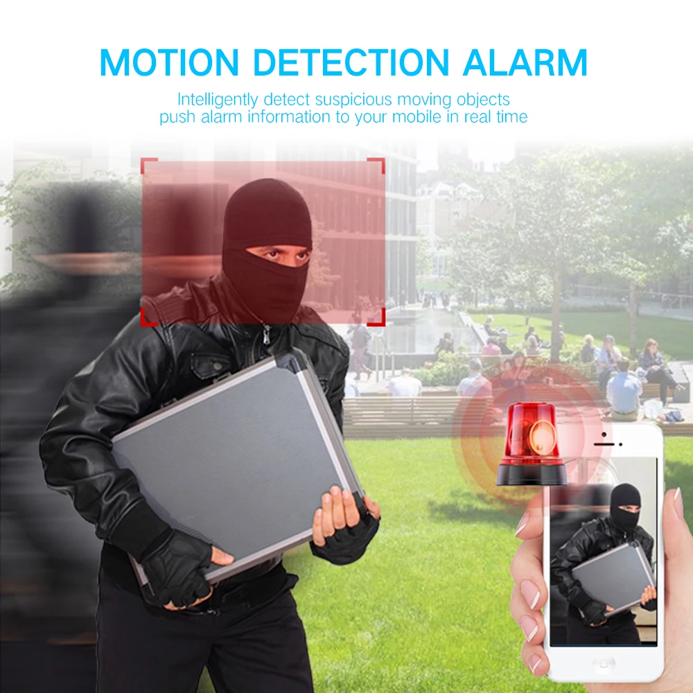1080P Wifi PTZ камера беспроводная IP наружная IP66 Всепогодная безопасность ночное