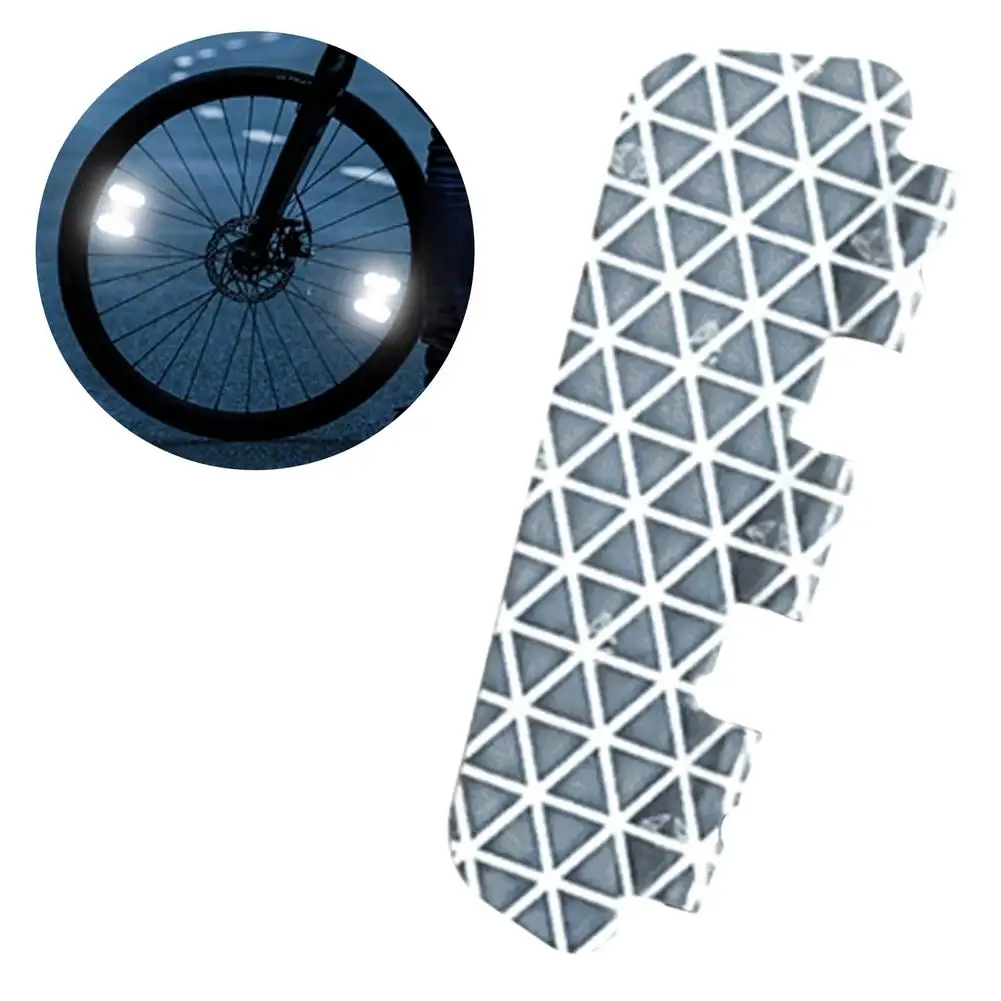 

Bike Reflective Stickers Strip MTB Bicycle Wheel Spoke Light Reflective Sticker Fluorescent Tape Reflector Sticker Decor
