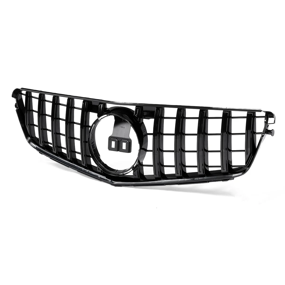 

GTR Style Car Front Bumper Grille Grill For Mercedes For Benz C-Class W204 C180 C200 C300 2008-2014 Front Upper Racing Grill