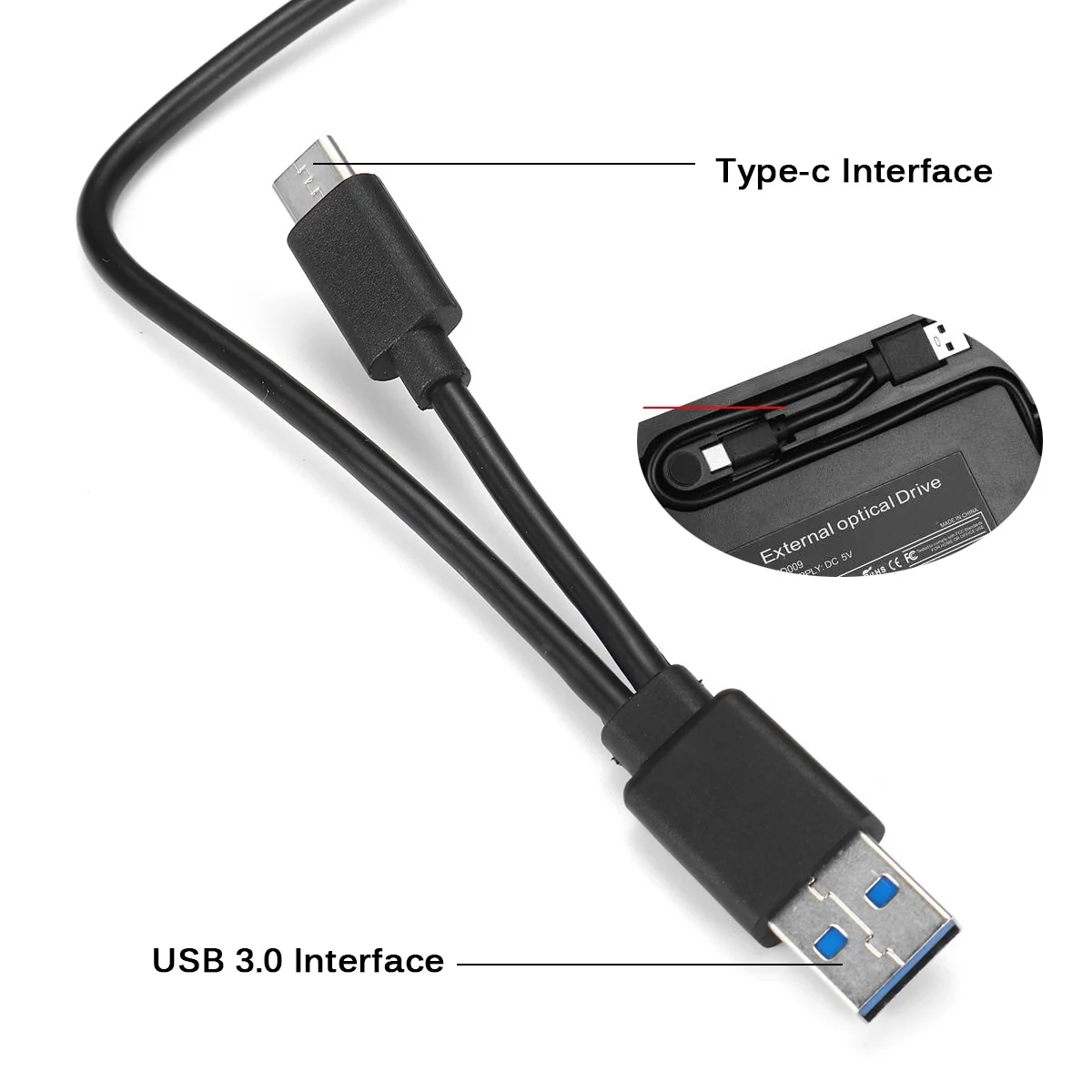 USB 3 0 DVD ROM Оптический привод внешний тонкий CD дисковый ридер для настольного ПК