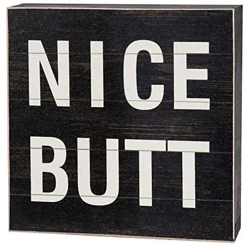 

Metal Sign Interesting Bathroom Signboard Decoration Farmhouse Wooden Box Sign Wall Art Deco Square Metal Sign 8X12 Inches