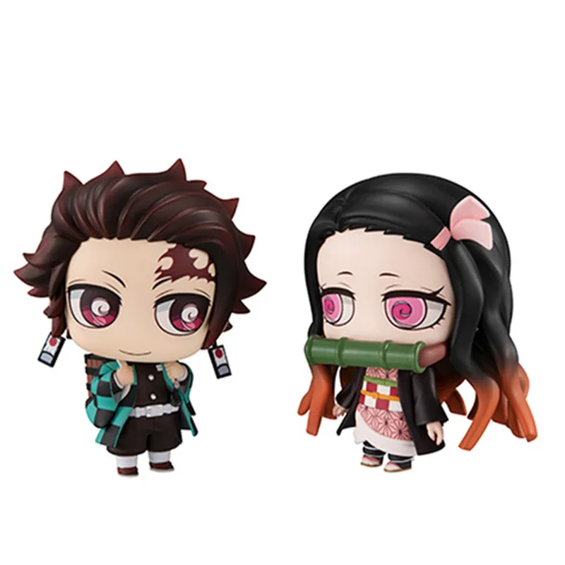 CAMEL Аниме Фигурка модель демон убийца Kimetsu No Yaiba Q Posket Kamado Tanjirou Kamado Nezuko Agatsuma Zenitsu Фигурки игрушки - Цвет: CAMEL