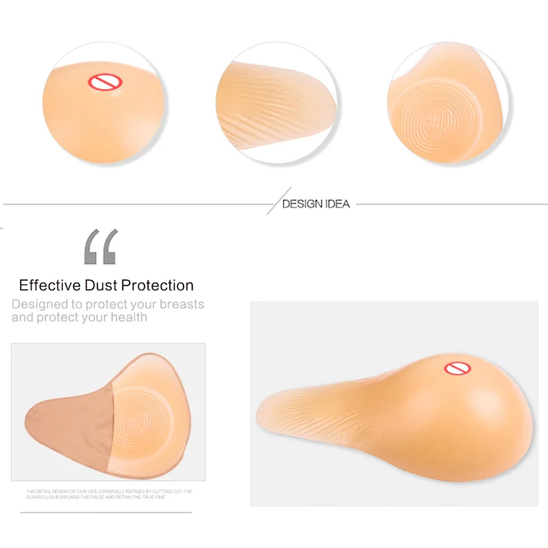 

New Fashion 400-450g Prosthesis Silicone Fake Breast Form Mastectomy Women Artificial Boob Online Wholesale Shop
