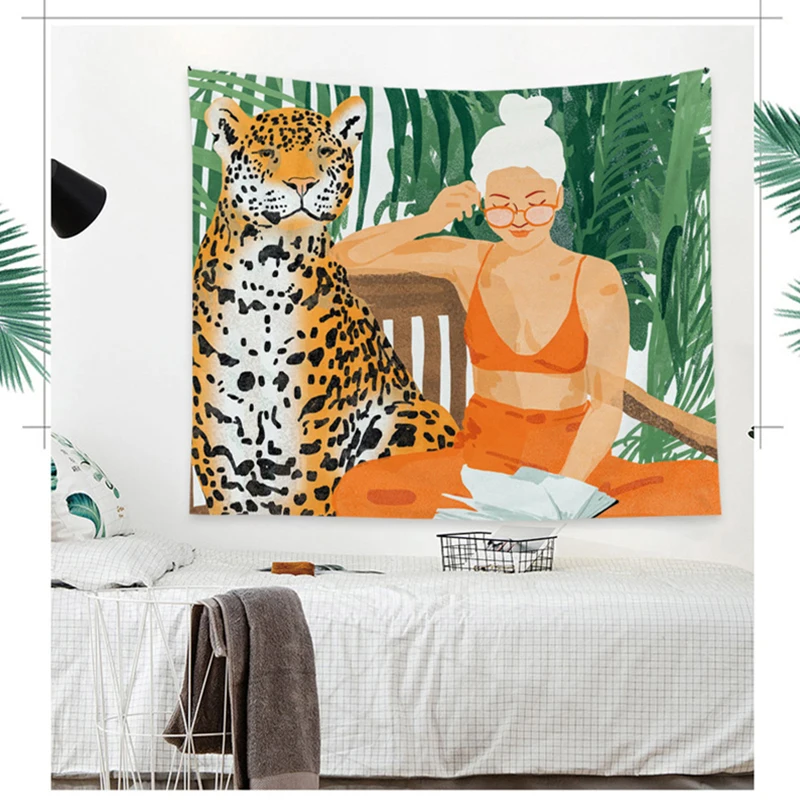 Скандинавский ins подвесной тканевый фон ткани украшение для спальни