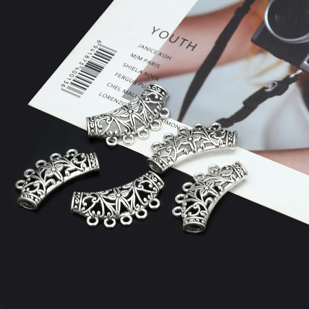 MEIBEADS 10 шт./лот винтажный с отверстиями цинковый сплав ювелирное изделие подвеска